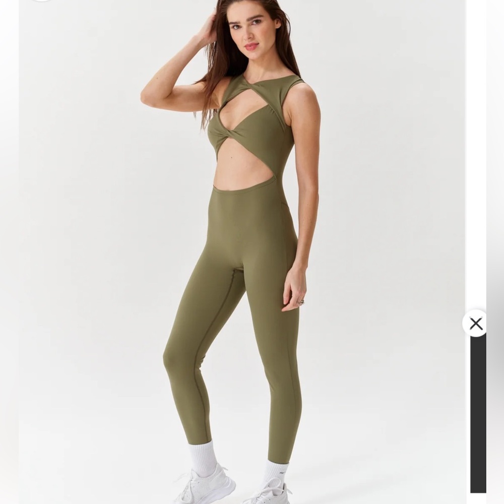 Revyve olive workout jumpsuit - new with tags medium
